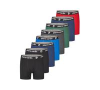 Pierre Cardin Boxer da uomo, confezione da 8 pezzi, in cotone, basic trunks, biancheria intima, stile retrò, boxer elasticizzati, nero, navy, grigio, verde, blu, rosso, M, L, XL, XXL, 3XL, 4XL, 5XL