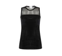 Pierre Cardin Canotta donna in velluto con tulle