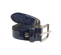 Pierre Cardin cintura uomo in Vera Pelle (Blu-120)