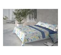 Set di copripiumino Pierre Cardin HOJARASCA Azzurro Singolo 3 Pezzi