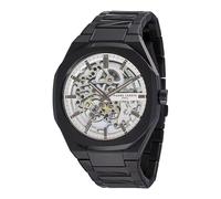 Pierre Cardin Élysée Automatique CF.1002.MB orologi da uomo Nero Argento Bianco, Argento, Abito, argento, Vestito