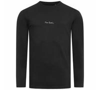 Pierre Cardin Embroidery Uomo Maglia a maniche lunghe O103375-B000 nero S