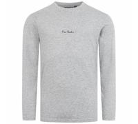Pierre Cardin Embroidery Uomo Maglia a maniche lunghe O103375-G347 gris S