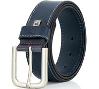 Pierre Cardin Herren-Gürtel, Blau, Bundweite 140 cm Gesamtlänge 155 cm W 53 XXXXL Uomo