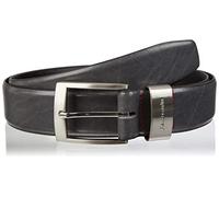 Pierre Cardin Herren-Gürtel, Grau, Bundweite 90 cm Gesamtlänge 105 cm W 35.5 L Uomo