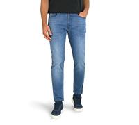 Pierre Cardin Jeans da uomo Lyon | Pantaloni da uomo | Tapered Fit | Blue Stonewash Washed, Light Blue Used Buffies 8160 6844, 36W x 32L