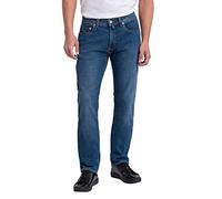 Pierre Cardin Lione affusolato Jeans, Stonewash Blu Oceano, W42 / L32 Uomo