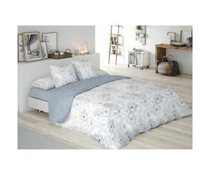 Pierre Cardin Jewel - Set copripiumino blu per letto da 105 3 pezzi