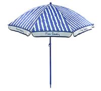 Pierre Cardin, Linea Haiti, Ombrellone Spiaggia Portofino, Raggi in Paragon, palo Acciaio, Cotone, 200 cm, Celeste