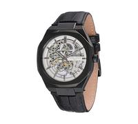 Pierre Cardin Orologio Uomo Eliseo Automatico Nero Argento Bianco - CF.1002.LB.1, Argento, Cinturino, argento, Cinghia