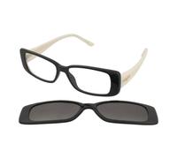 Pierre Cardin Donna P.C. 8534/CS 80S/LB Occhiali da sole Acetato Nero Verde Squadrata Polarizzata Sfumato