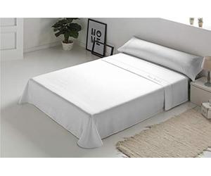 Pierre Cardin Parure di lenzuola Arcadia, 100% cotone, bianco, letto da 135 cm