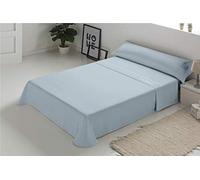 Pierre Cardin Parure di lenzuola Arcadia, 100% cotone, blu, letto da 105 cm