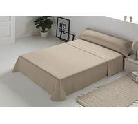 Pierre Cardin Parure di lenzuola Arcadia, 100% cotone, marrone, letto da 135 cm