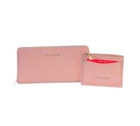 Pierre Cardin Parure Donna in Ecopelle Borsellino più Porta Carte (Cipria)