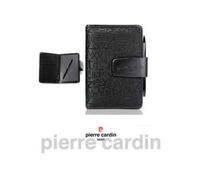 PIERRE CARDIN PORTA PASSAPORTO PELLE-TECNOFIBRA PCA110