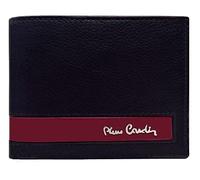 PIERRE CARDIN Portafoglio uomo,vera pelle,slim,uomo,piccolo sottile rfid,regalo,portafoglio con portamonete,pelle,Porta banconote,portafoglio ragazzo