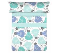 Pierre Cardin Set di lenzuola idee blu letto da 90