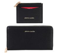 Pierre Cardin Set donna,Portafogli+portacarte donna,Parure in Similpelle,bello,grande,spazioso,pelle,regalo,portafoglio con portamonete,Porta banconote,portafoglio ragazza