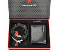 Pierre Cardin Set regalo da uomo portafoglio e cintura