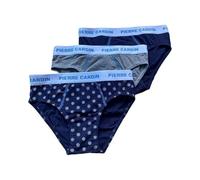 Pierre Cardin Slip Bimbo in Cotone (Confezione da 3 Pezzi) Biancheria Intima Bambino Mutande Elasticizzate per Bambini. Colori Anallergici e Taglie dalla 3 alla 14 Anni. (7/8 anni)