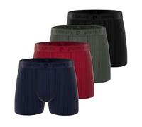 Pierre Cardin Underwear Boxer da Uomo Ultra Morbido, Pantaloni da Uomo Elasticizzati e Comodi, Confezione da 4, Blu/Rosso/Verde/Nero, M