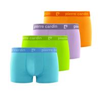 pierre cardin underwear Pc/1/Bc/Pk4 Boxer Corti, Turquesa/Verde/Viola/Arancione, L (Pacco da 4) Homme