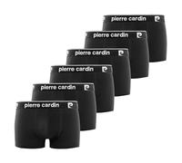 Pierre Cardin Underwear Pc/1/Bc/Pk6 Boxer Corti, Nero Basso2, M (Pacco da 6) Uomo