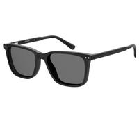 Pierre Cardin Uomo P.C. 6280/CS 807/M9 Occhiali da sole Acetato Nero Grigio Squadrata Polarizzata