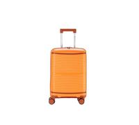 Pierre Cardin - Valigia Trolley rigido con rotelle girevoli 55x38x20 (Arancio)