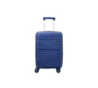 Pierre Cardin - Valigia Trolley rigido con rotelle girevoli 55x38x20 (Blu Navy)
