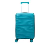 Pierre Cardin Valigia Trolley rigido con rotelle girevoli 55x38x20 Espandibile. (SMERALDO)