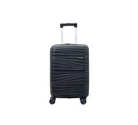 Pierre Cardin - Valigia Trolley rigido con rotelle girevoli 55x38x20 (Grigio scuro)