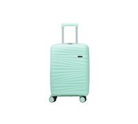 Pierre Cardin - Valigia Trolley rigido con rotelle girevoli 55x38x20 (Smeraldo)