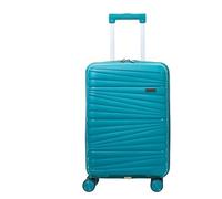 Pierre Cardin - Valigia Trolley rigido con rotelle girevoli 55x38x20 (Verde foresta)