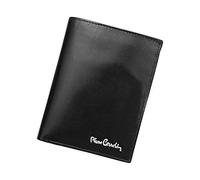 Pierre Cardin YS520.1 331 RFID, Portafoglio da uomo, scomparto portamonete, 16 scomparti per carte, vera pelle, nero, 13 x 10 x 2,5 cm, Clip di fissaggio, Taglia unica, Moderno