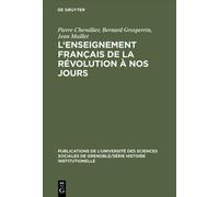 Pierre Chevallier Bernard Gr L'Enseignement français de la R (Copertina rigida)