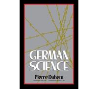 Pierre Duhem German Science (Tascabile)
