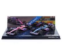 Pierre Gasly Alpine F1 Team A523 GP Bahrain & Miami 2023 Set 2 pezzi 1:43
