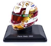 Pierre Gasly Casco Bell Helmet F1 2023 BWT Alpine 1:5