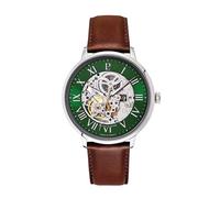 Pierre Lannier Orologio automatico quadrante scheletro Acciaio inossidabile 42 mm Verde 5 ATM