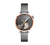 Pierre Lannier - Automatic watch Esperance - Automatic movimento dell'orologio - Spessore della cassa: 12.55 mm - Larghezza della cassa: 35 mm - Acciaio inossidabile - Gris - 3 ATM