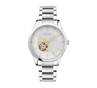 Pierre Lannier - Automatic watch Fleuret - Automatic movimento dell'orologio - Spessore della cassa: 11.7 mm - Larghezza della cassa: 42.5 mm - Acciaio inossidabile - Argenté - 5 ATM