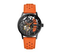Pierre Lannier - Automatic watch Paddock - Automatic movimento dell'orologio - Spessore della cassa: 12.3 mm - Larghezza della cassa: 39 mm - Acciaio inossidabile - Noir - 5 ATM