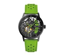 Pierre Lannier Paddock - Orologio da donna, in pelle, colore: nero, 20 mm