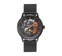 Pierre Lannier - Automatic watch Paddock - Automatic movimento dell'orologio - Spessore della cassa: 12.3 mm - Larghezza della cassa: 43 mm - Acciaio inossidabile - Nero - 5 ATM