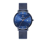 Pierre Lannier - Date watch Inti - Quartz movimento dell'orologio - Spessore della cassa: 10.3 mm - Larghezza della cassa: 40 mm - Acciaio inossidabile - Bleu - 3 ATM