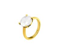 Pierre Lannier Multipli BJ06A321 Agata Bianca Placcato Oro 56 mm - Anello