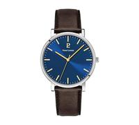 Pierre Lannier Orologio Elegante Uomo 217G164 Analogico Quarzo Cinturino in Pelle Blu
