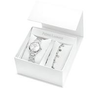 Pierre Lannier GALIERA Silver Ladies Set Silver Dial Silver Steel Bracciale 14 MM, argento, one size